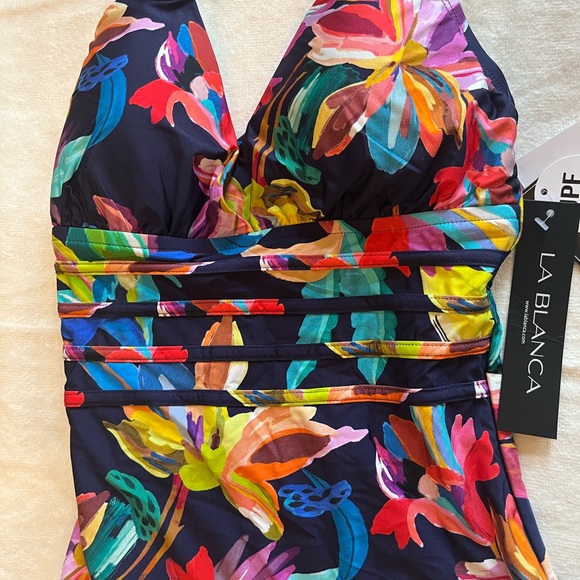 La Blanca Colorful Floral Swimsuit - Classic Sexy - Picture 9 of 11